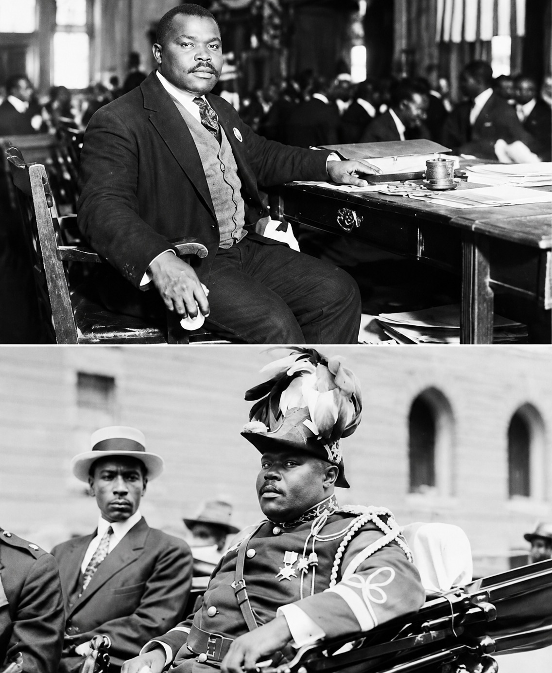 Marcus Mosiah Garvey, Pan-Africanist leader, portrait circa 1924